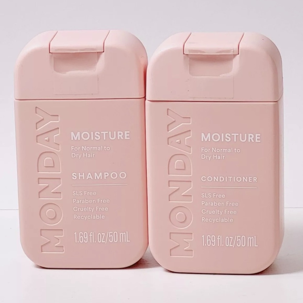 Monday Haircare Moisture Shampoo and Conditioner Travel Set